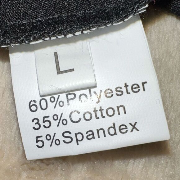 Black fun sayings tee with grommets in front - Picture 9 of 9